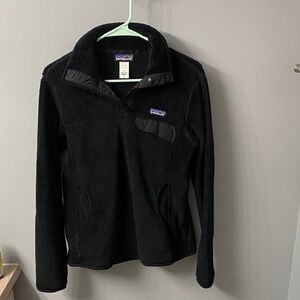 Patagonia Black Snap-T Fleece Jacket